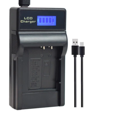 USB LCD Battery charger for Ricoh DB110, Ricoh THETA V 360 Spherical Camera new
