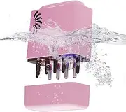 Electric Hair Oil Applicator for Scalp | Scalp Applicator Comb - Red Light Head Massage Comb, Leather Massager Brush