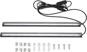 LED Shop Light Bar, USB Power Under Cabinet Lighting Plug and Play 380 to 400nm Wavelength 1ft Blacklight LED Tube with 58in Power Cord for Party Decoration
