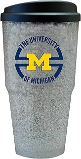 NCAA Michigan Wolverines 24-Ounce Crystal Freeze Tumbler with Lid