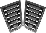 Car Styling Compatible for Chevrolet Cruze 2016-2019 Rear Side Window Scoop Louver Cover Trim Vent Auto Accessories