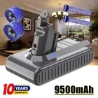 9500mAh For Dyson V6 Battery Animal DC58 DC59 DC62 SV09 Fluffy + 2x Post Filter