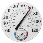 EZREAD Hanging Dial Thermometer 840-1212 Weather Thermometers for Indoor and Out