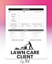 Lawn Care Client Log Book: Track Services, Payments and Client Information for Landscaping Businesses