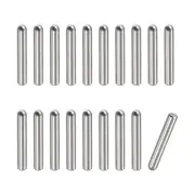 2x16mm Dowel Pins, 20pcs Round Head Flat Chamfered End Dowel Pin