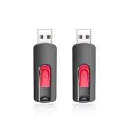 2packs KOOTION 128G USB Flash Drive; Personality Creative USB2.0 High-Speed U Fl