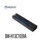 【3CTOWN】含稅 BROWAY BW-H13C1039A 13埠 USB3.0集線器 全鋁合金外殼 附變壓器