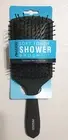 Swissco Soft Touch Paddle Brush Black for Natural, Curly, Wet or Dry Hair