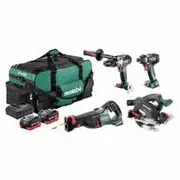 METABO 18V Brushless 4 Piece 2 x 5.50AH Combo Kit AU68403800