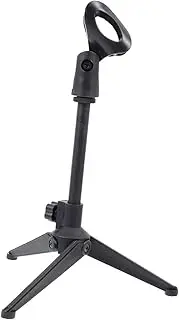 TEMPNAP 1pc Tripod Microphone Stand Durable Mic Holder for Desktop Use Non Slip Design Stable Support for Streaming Recording and Voice Over