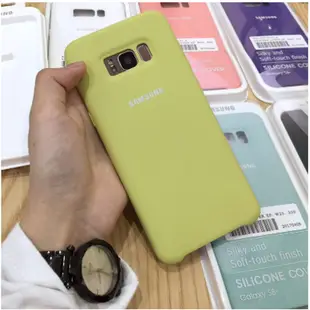 現貨 S9 s9+ 三星原廠S10 液態矽膠Note9 S7Edge 硅膠防摔殼 S8+ 原裝手機殼 Note8保護殼