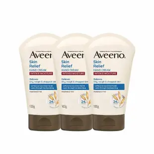 【Aveeno 艾惟諾】燕麥高效舒緩護手霜100gx3