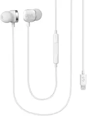 Wave Audio Lightning Corded Headphones, Silver