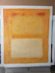 MARK ROTHKO (after) UNTITLED Original Reproduction Hand Painted on Canvas 20x24"