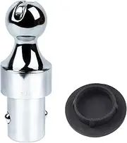 Lrichy 60629 Gooseneck Ball,2-5/16-Inch 30000lbs Ball GTW Fits for Chevrolet Ford GMC Nissan Titan XD Ram Puck,Chrome