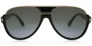 Tom Ford FT0334 DIMITRY 01P Men's Sunglasses Black Size 59