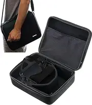 Navitech Black Heavy Duty Rugged Hard Case with Shoulder Strap Compatible with Utopia 360° VR Headset