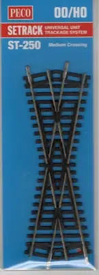 PECO ST-250 MEDIUM CROSSING CODE 100 RAIL INSULFROG
