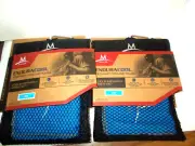 2 Mission Enduracool Blue Reusable Techknit Cooling Towels 12" X 33" WITH CASES