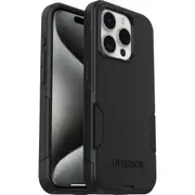 OtterBox Commuter Apple iPhone 15 Pro (6.1') Case Black - (77-92561), DROP+ 3X Military Standard, Dual-Layer, Raised Edges, Non-Slip, 7 Years Warranty 77-92561