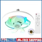 # Modern Ceiling Fan with LED Light Remote Control for Bedroom (RGB with Base)