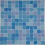 Glass Mosaic Tile Sample – Blue freo Freeze 300x300mm (1 Sheet) (Sample) (Sample)