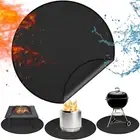 58.5In Fire Pit Mat for Solo Stove Yukon Wood Burning, Fireproof Mat for Solo St