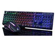 GTX300 104 Keys RGB Backlight Superthin Gaming Keyboard and 2.4GHZ 1200DPI 3 buttons USB Optical Gaming Mouse