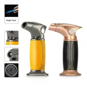 Galiner Metal Cigar Lighter Single Jet Flame Torch Butane Refillable Gift Box