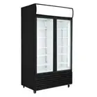 Thermaster 1000L Colourbond Upright Beverage Fridge 2 Doors Black LG-1000BP GRS-