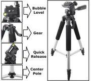 Pro 57" Tripod With Case For Panasonic Lumix DMC-LX100 DMC-TS30 DMC-TS6