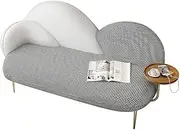 Sofas and Couches Nordic Light Luxury Fabric Sofa Modern Living Room Sofa Homestay Simple Double Sofa Hotel Reception Negotiation Sofa for Living Room Corner Chair Bedroom Salon Office (Color : A)