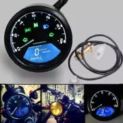 12000rpm Motorcycle LCD Digital Speedometer Tachometer Odometer Device Universal