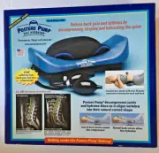 POSTURE PUMP Pain Relief Spine Trainer Elliptical Back Rocker™ DISC HYDRATOR