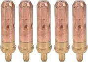 Acetylene Cutting Tip, 5Pcs Torch Tips High Concentricity 6 Air Inlet Holes for Working