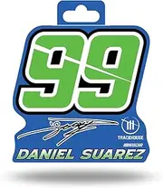 Rico Industries NASCAR Racing Daniel Suarez 5" x 7" Vinyl Die-Cut Decal - Car/Truck/Home Accessory