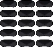 Mudder 12 Pack Eye Masks Sleep Mask Blindfold for Game Sleeping, with Nose Pad, Black