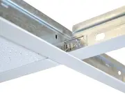 Pack of 10 White Cross Tee Section 1200mm - 1.2 Meter Suspended Ceiling Grid