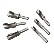 Carbatec 6 Piece Barrel Plug cutter Set