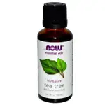 NOW FOODS,100%純 茶樹精油ESSENTIAL OILS,TEA TREE,30 ML