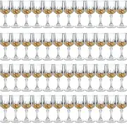 Srgeilzati Crystal Cordial Glasses | 1.75 oz Stemmed Shot Glasses | Set of 48
