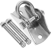 SUPVOX 1 Set Heavy Duty Stainless Steel Swing Hangers Hook Set for Hammocks Punching Bags and Swings of Rotating Ceiling Mounts for Secure Hanging Walls Decks and Trees