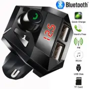 Wireless Car Kit Hand Free Bluetooth FM Transmitter LCD MP3 Player USB Chargesr