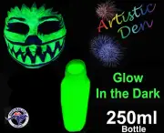 UV Neon Glow in The Dark Face Paint 250ml Glow Paint Halloween Party Paint