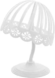 Toyvian Vintage Hat Display Stand for Space Saving Cap Rack Dome Shape Holder for Baseball Caps Wig and Hat Storage for Tabletop Organization