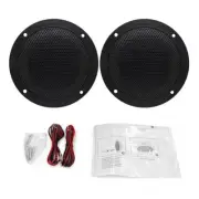 Herdio Waterproof 160W 4" Inch2 Way Marine Boat In Wall Cabin Speakers For Patio