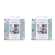 2PK The Peanutshell Dino Dreams Side Sleeper Sheet Baby Nursery Decor