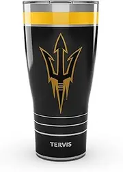 Tervis Traveler Arizona State Sun Devils - Night Game Triple Walled Insulated Tumbler Travel Cup Keeps Drinks Cold & Hot, 30oz, Stainless Steel