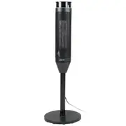 Pronti 2000w Electric Heater Remote Fan Tower Portable Oscillating Ceramic Black