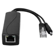 POE Ethernet Power over Splitter 48V to 5V Microusb Type C Dc5.5X2.1 Dc3.5X1.35